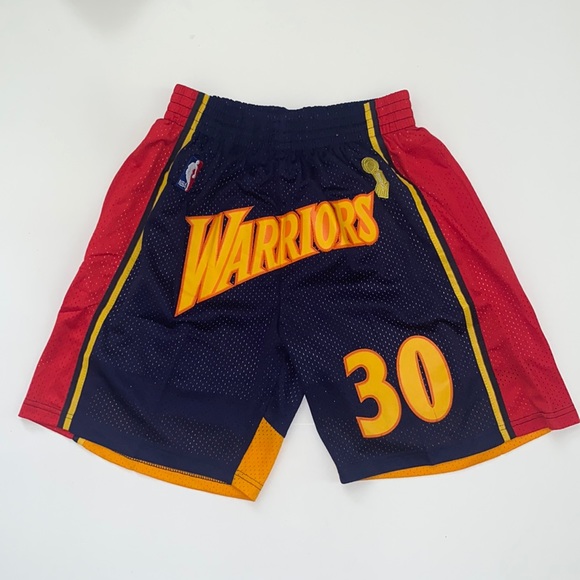 Golden State Warriors Steph Curry Retro Shorts L